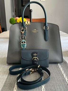 Coach Channing Carryall and Kleo Wallet Set